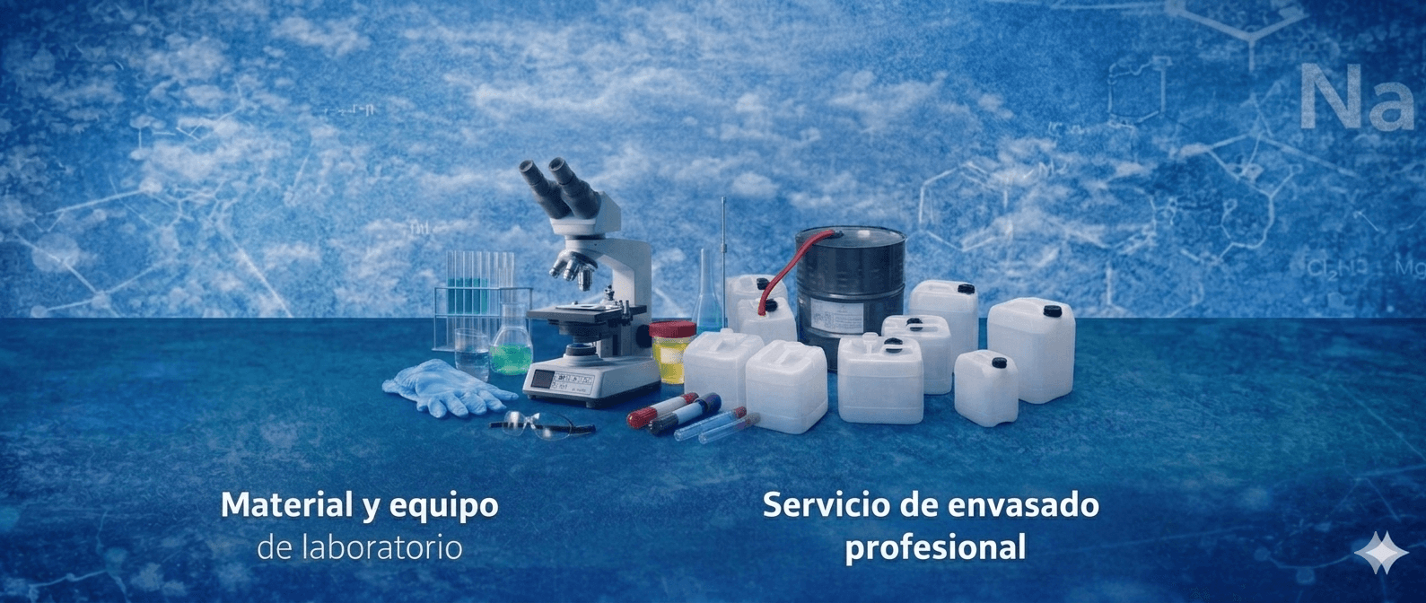 Material y equipo de laboratorio / Servicio de envasado profesional